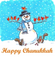 Chanukkah Snowman