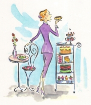 Eating Dessert Standing Up